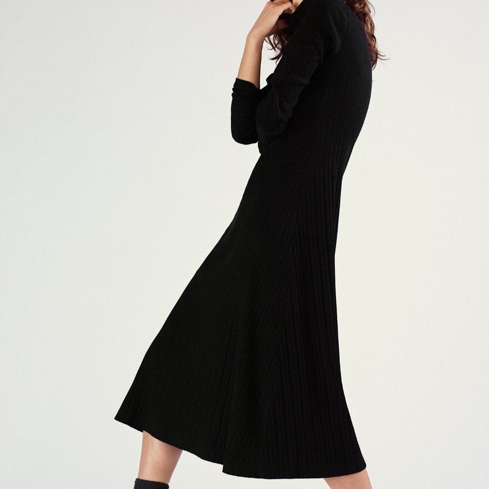 Zara Mock Neck Dress